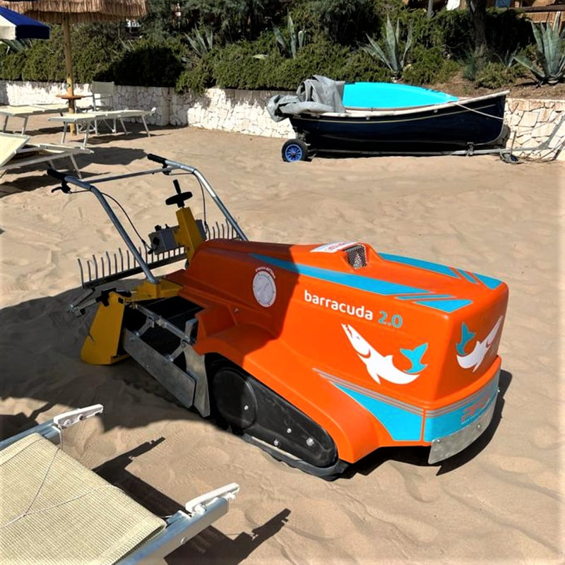 Electric beach cleaner, Robot electric beach cleaner, beach cleaners, beach cleaning