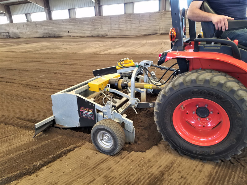 arena de-rocking, beach cleaner, Beach cleaning machine, equestrian stone removal, arena stones removed
