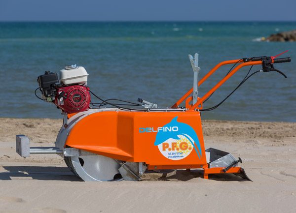 Beach Cleaner, Beach Cleaning Equipment, Sand sifting Tool, Walk behind beach cleaner